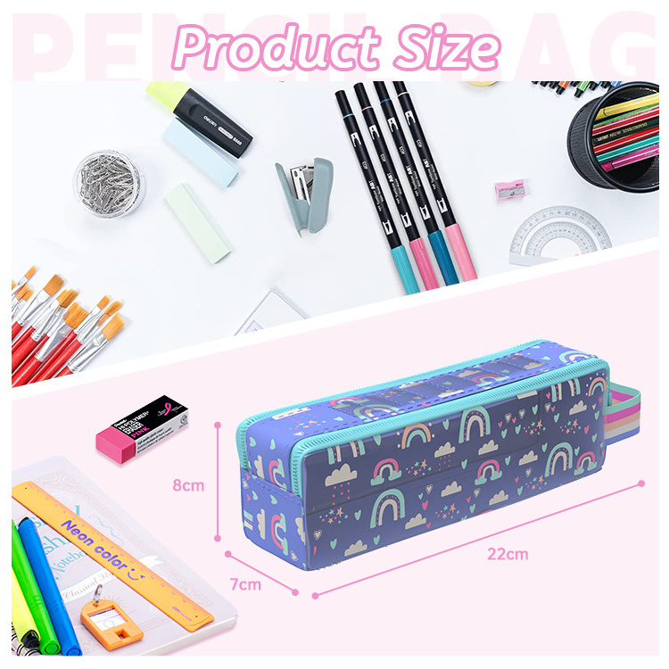 School Creative And Multifunctional Cute A Pencil Case Large-Capacity With Handle