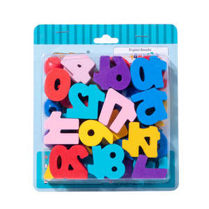 Educational Wooden Alphabet Lacing Beads Game Russian Arabic English Letter Number Blocks Learning Toys For Kids