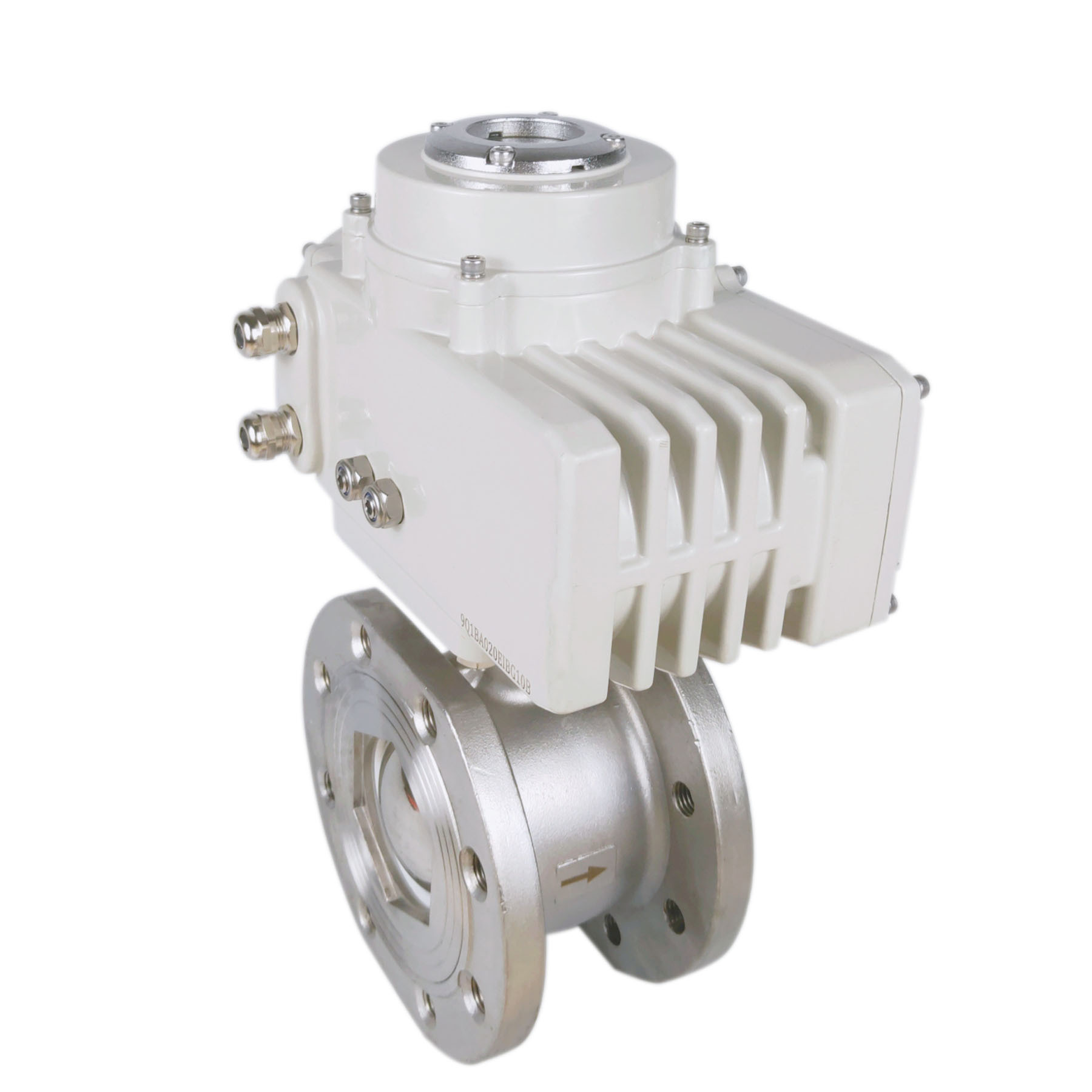 V-notch threaded connection motorized fixed ball valve 24VDC MOTOR VALVE