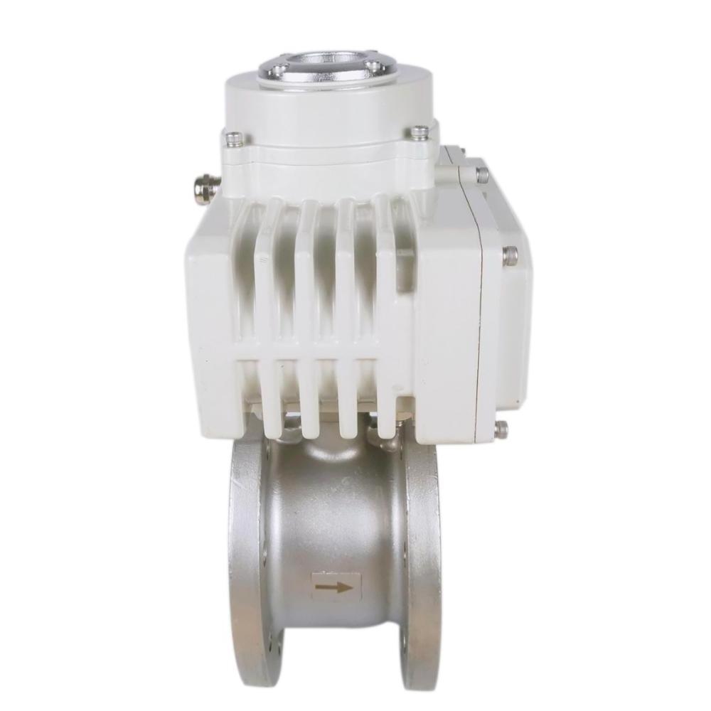 V-notch threaded connection motorized fixed ball valve 24VDC MOTOR VALVE