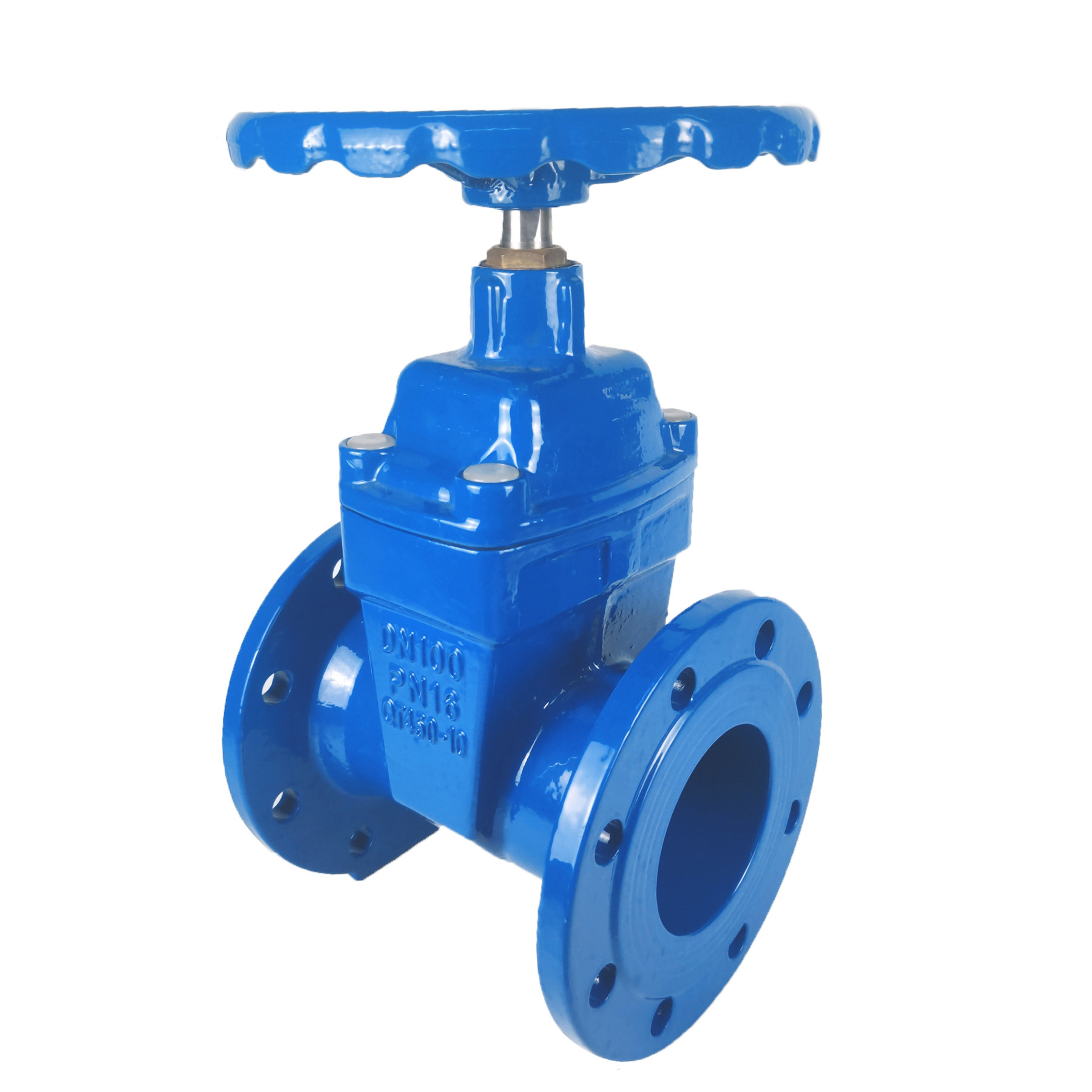 Industrial cast iron sluice rising flanged water gate valve 4 inch 6 inch 8 inch pn16 with prices