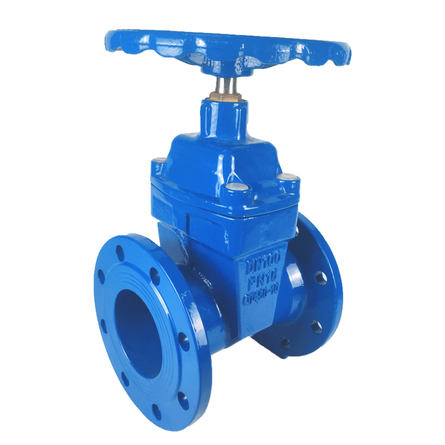 Industrial cast iron sluice rising flanged water gate valve 4 inch 6 inch 8 inch pn16 with prices