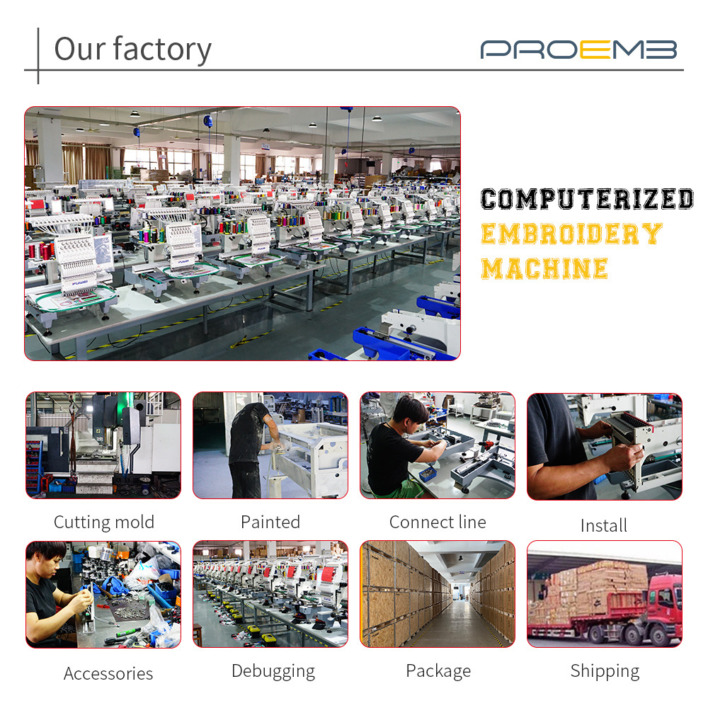 Wholesale Machines Suppliers Prices For Sale Embroidery Machine Single Head Computerized Embroidery Machine Cap T-shirt Garment