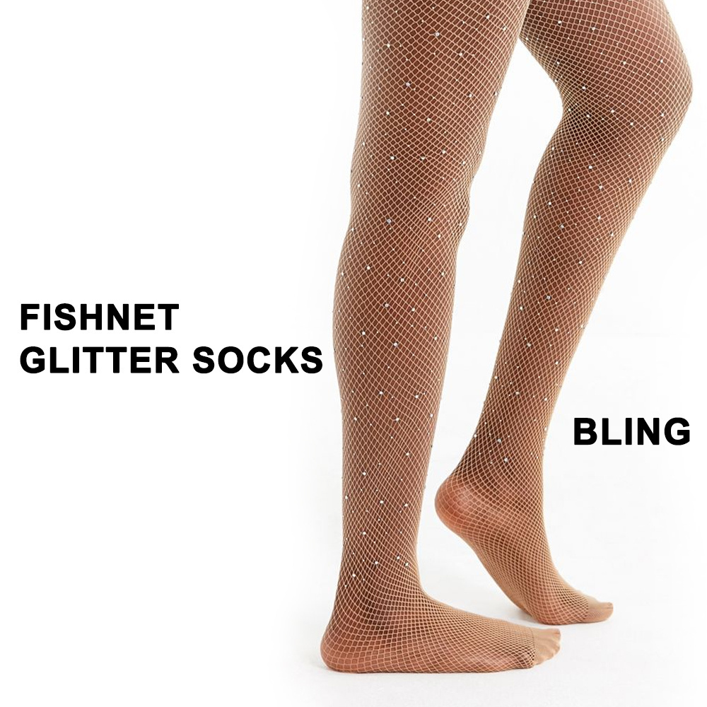 girls fishnet socks with bow color socks fishnet glitter socks women