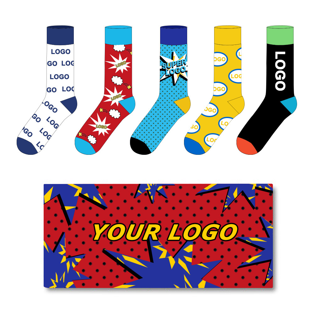 Uron socks custom logo athletic socks