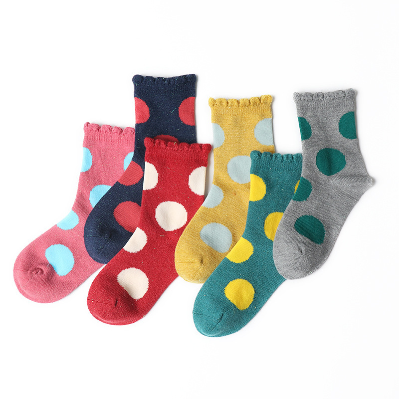 Uron exquisite neon summer color kids character hospital children socks bamboo fiber girls knee high socks