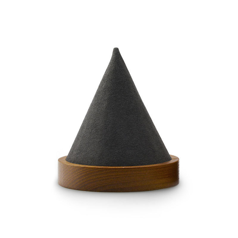 Luxury Cone Earring Holder Desktop Wood Necklace Jewelry Watch Display Stand For Jewelry Display