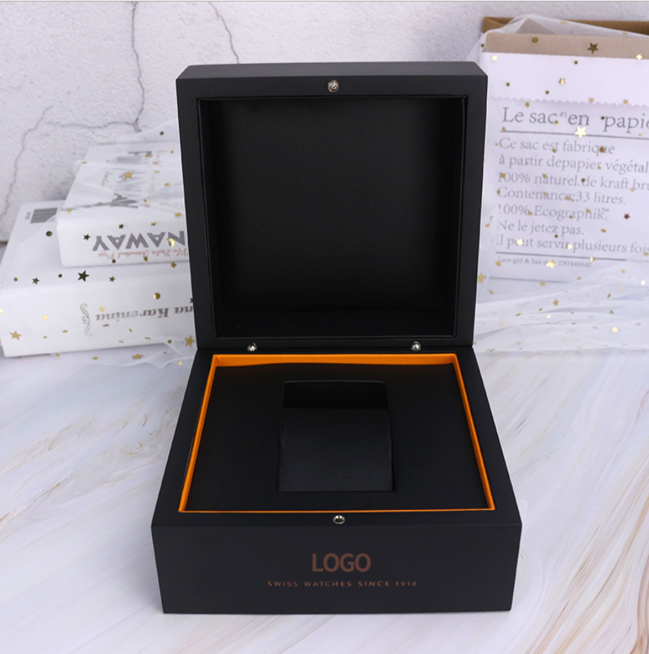 Factory custom unique watch box wooden single  watch packaging box