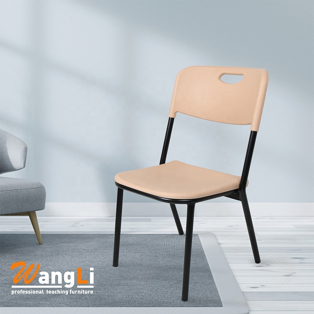 Cheap Student Plastic Chair Legs School Library Chairs Kids Study Chair for Sale with Metal Eco-friendly Modern School Furniture