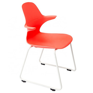 New Design Plastic Metal Frame School Chairs Conference Room Chair Colorful Chairs Simple