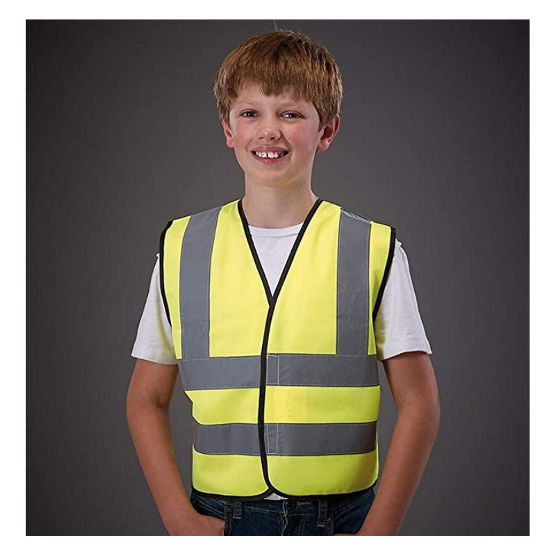 Hi Viz Kids Safety Vest School Hiking Traffic Outdoor Reflective Safety Vest For Children