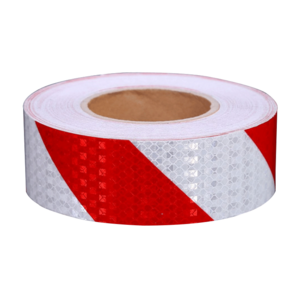 High Quality Truck White Red Safety Prismatic Self Adhesive Conspicuity Reflective Tape