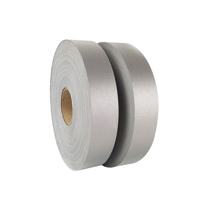 EN471 Polyester TC Customized 3m Sew On Reflective Tape For Clothing TC/polyester material High visibility silver strips