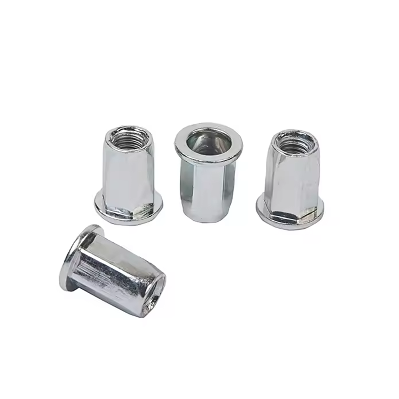 High Quality M6 M8 M10 Stainless Steel Warranty Hex Flat Head Rivet Nut