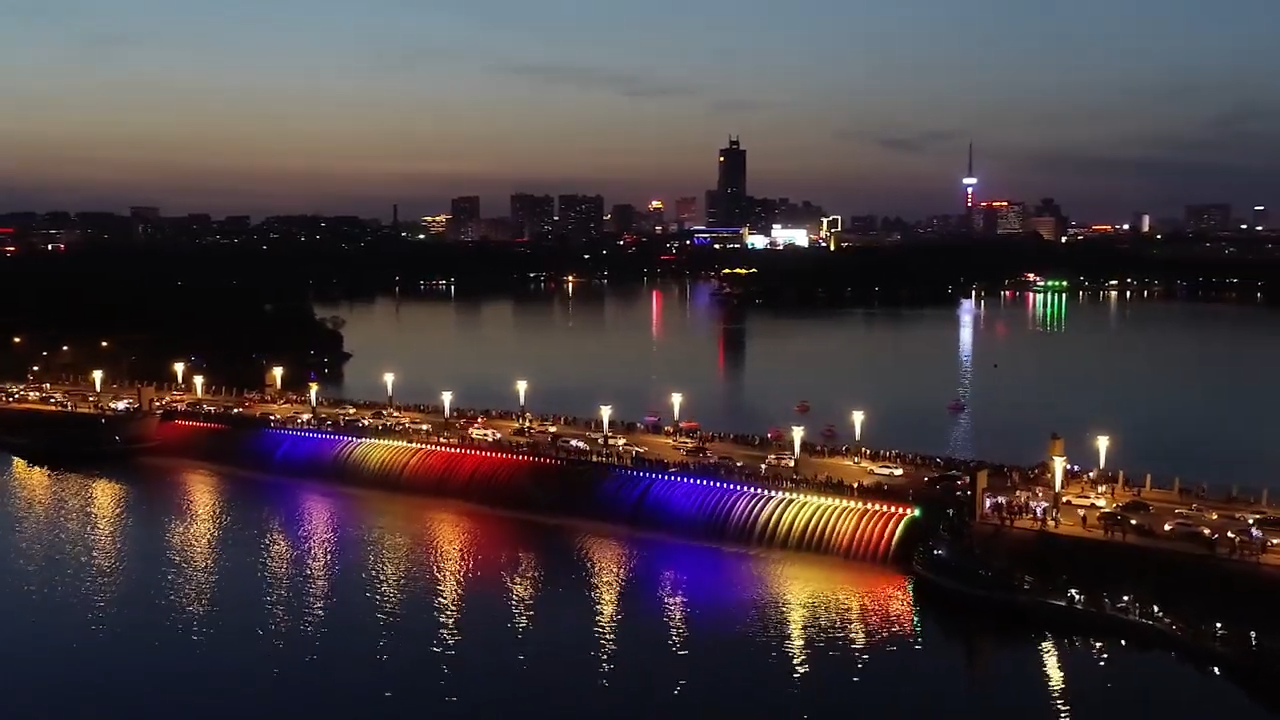 Bridge Musical Fountain Digital Water Curtain