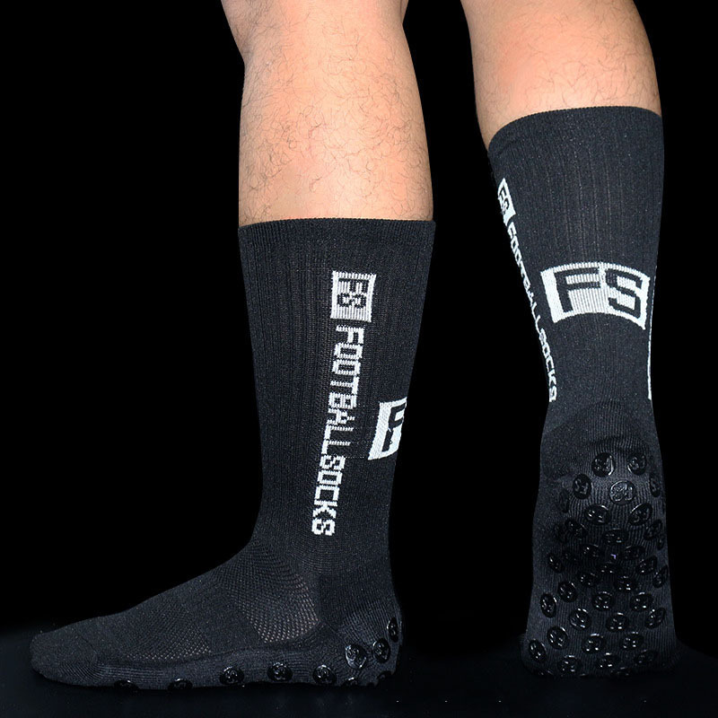 free sample Wholesale crew custom logo performance sports elite soccer designer anti slip football grip socks for men