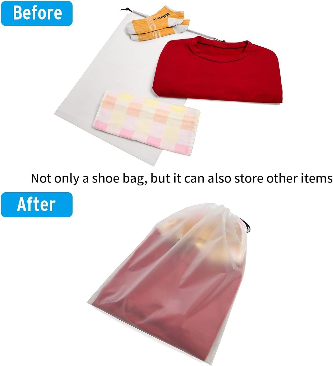 Custom colorful cheap ecofriendlyTravel Shoe dust storage bags Logo Printed Dust drawstring nonwoven bag