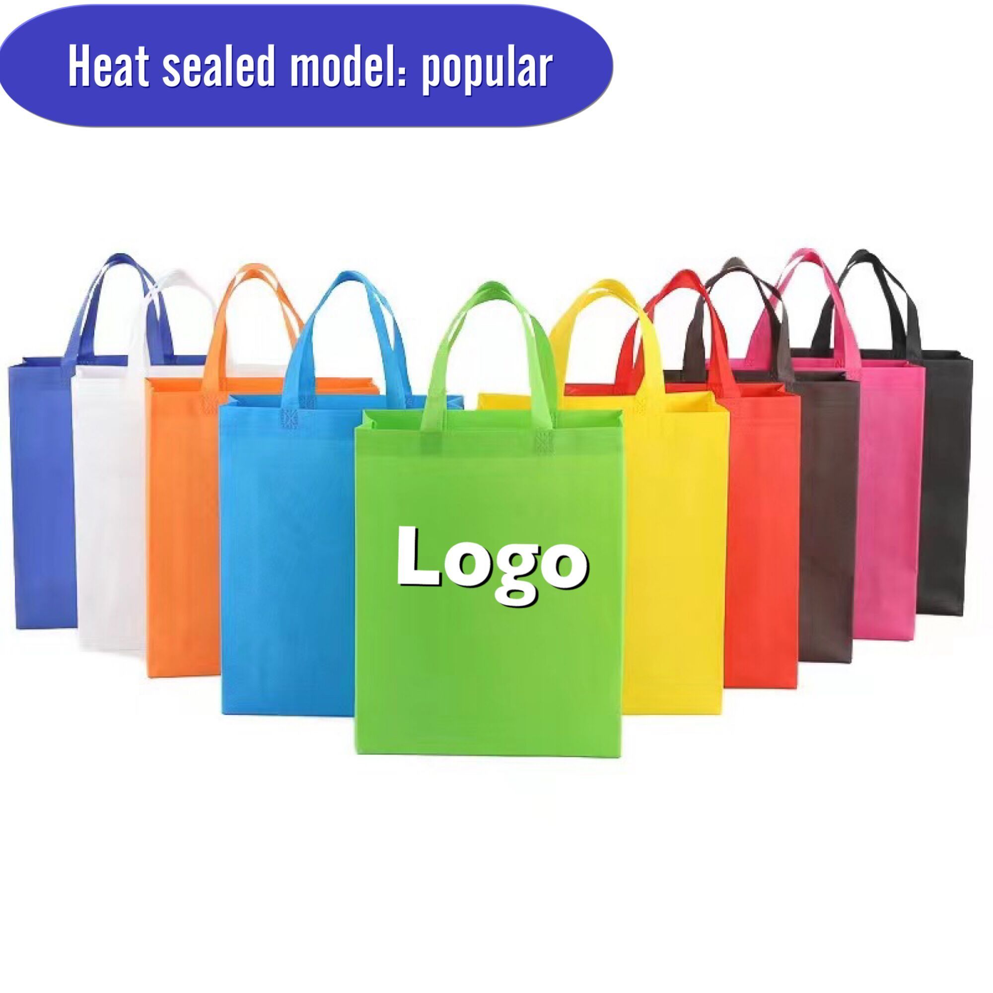 Custom Heavy Duty Foldable shopping tote bag supermarket Kitchen laminated PP non woven Reusable Grocery Bags