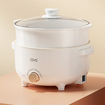 High Quality Portable Multifunctional Mini Cooking Hot Pot Noodle Cooker Electric Pot With Steamer