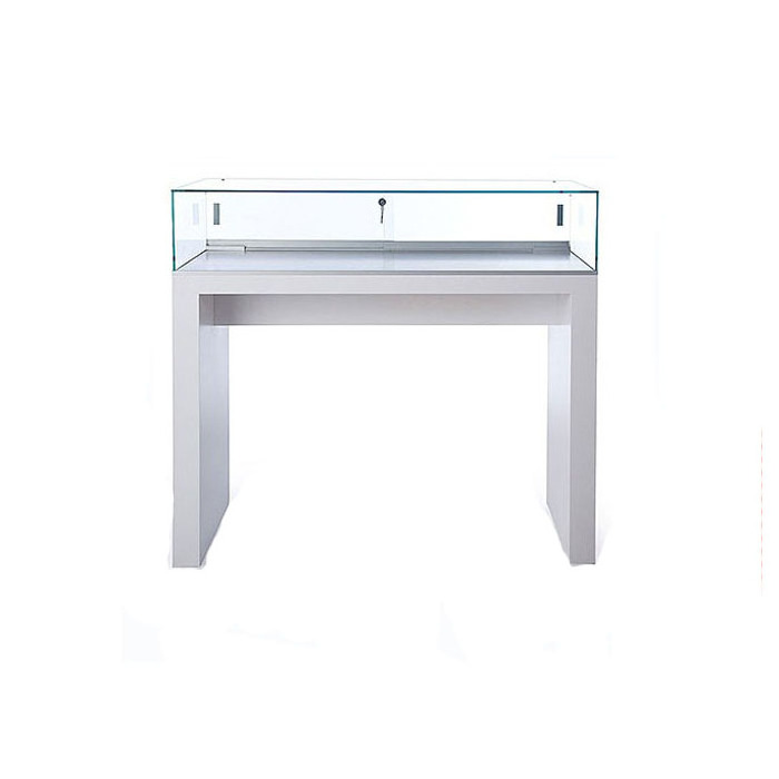 Custom make modern design white painting jewelry display counter