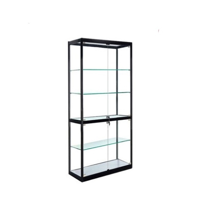 Customized design glass perfume showcase cabinet