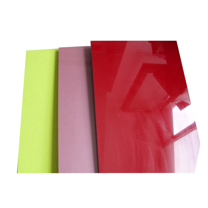 Factory supply 18mm shiny colorful high gloss UV board