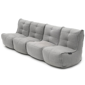 Custom ambient lounge modular sofas living room sectional sofa set bean bag chairs unfilled