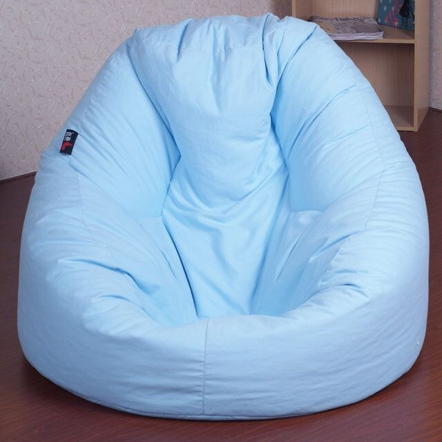 Modern style colorful living room foam filled large waterproof cover sitting cozy bean bag chair