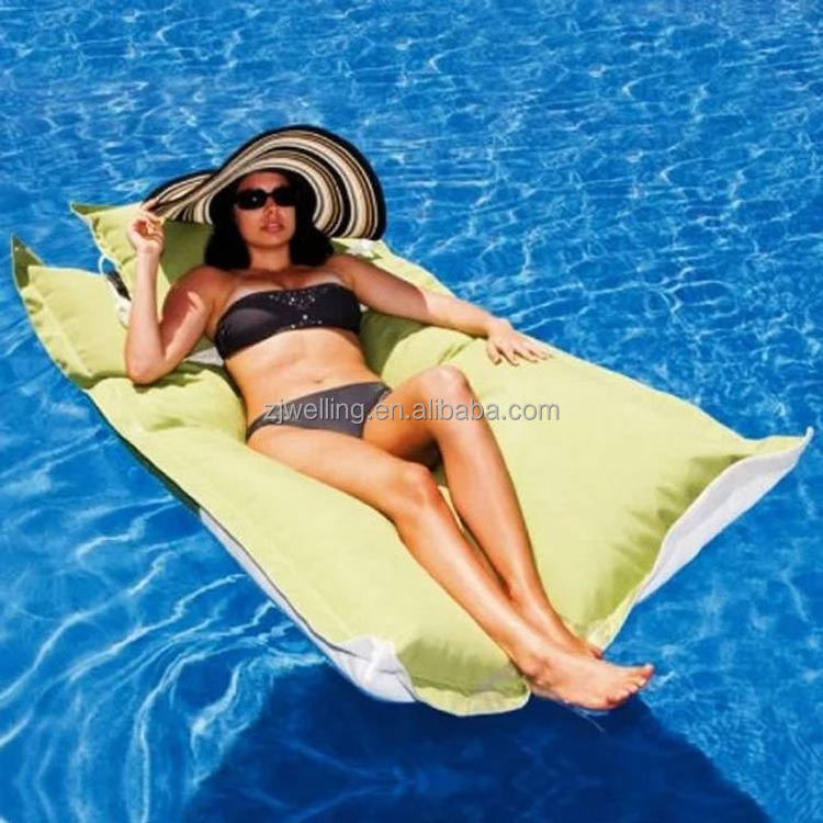 Outdoor BEAN BAG for swimming pool waterproof pool big bean bag cushion with removable cover