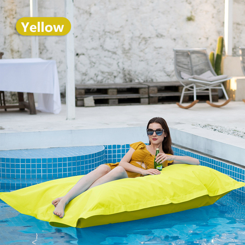 Outdoor portable swimming pool recliner sofa chair inflatable bean bag