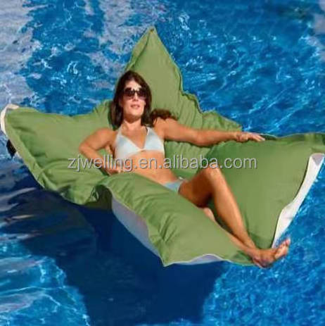 Outdoor BEAN BAG for swimming pool waterproof pool big bean bag cushion with removable cover