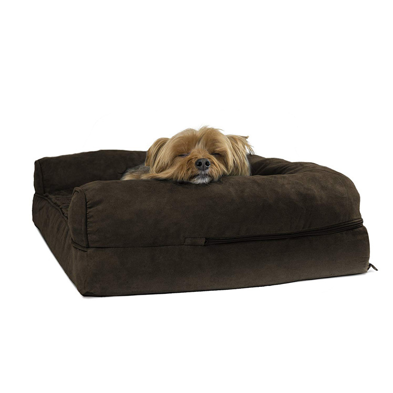 Custom pet beds for large dogs washable sofa memory foam dog bed orthopedic dog bed