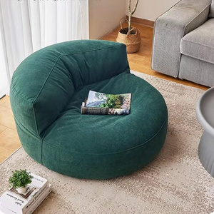 Hot sale high quality living room furniture back support floor lazy bean bag sofa unfilled