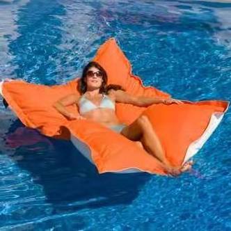 Outdoor BEAN BAG for swimming pool waterproof pool big bean bag cushion with removable cover