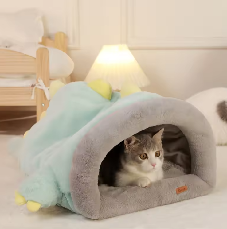 Japanese Style Removable Washable Cat Bed Sleeping Bag Pillow Quilt Cat Set