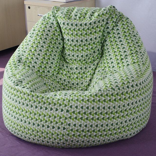 Modern style colorful living room foam filled large waterproof cover sitting cozy bean bag chair