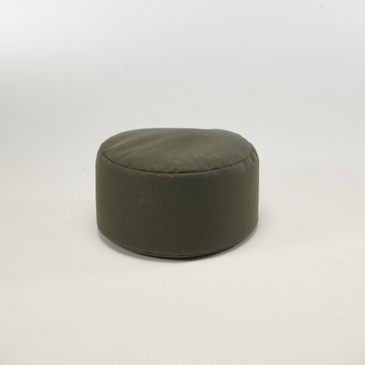 Wholesale Living Room Furniture Pouf Round Fabric Giant Ottoman Foot Stool Big Ottoman Bean Bag