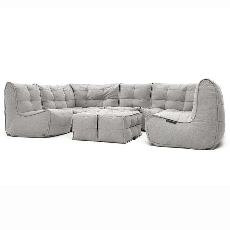 Custom ambient lounge modular sofas living room sectional sofa set bean bag chairs unfilled