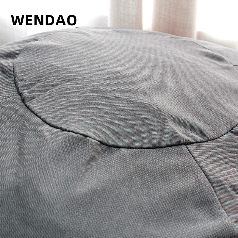 Custom premium fabric filled with broken sponge for comfortable spherical living room adult bean bag couch