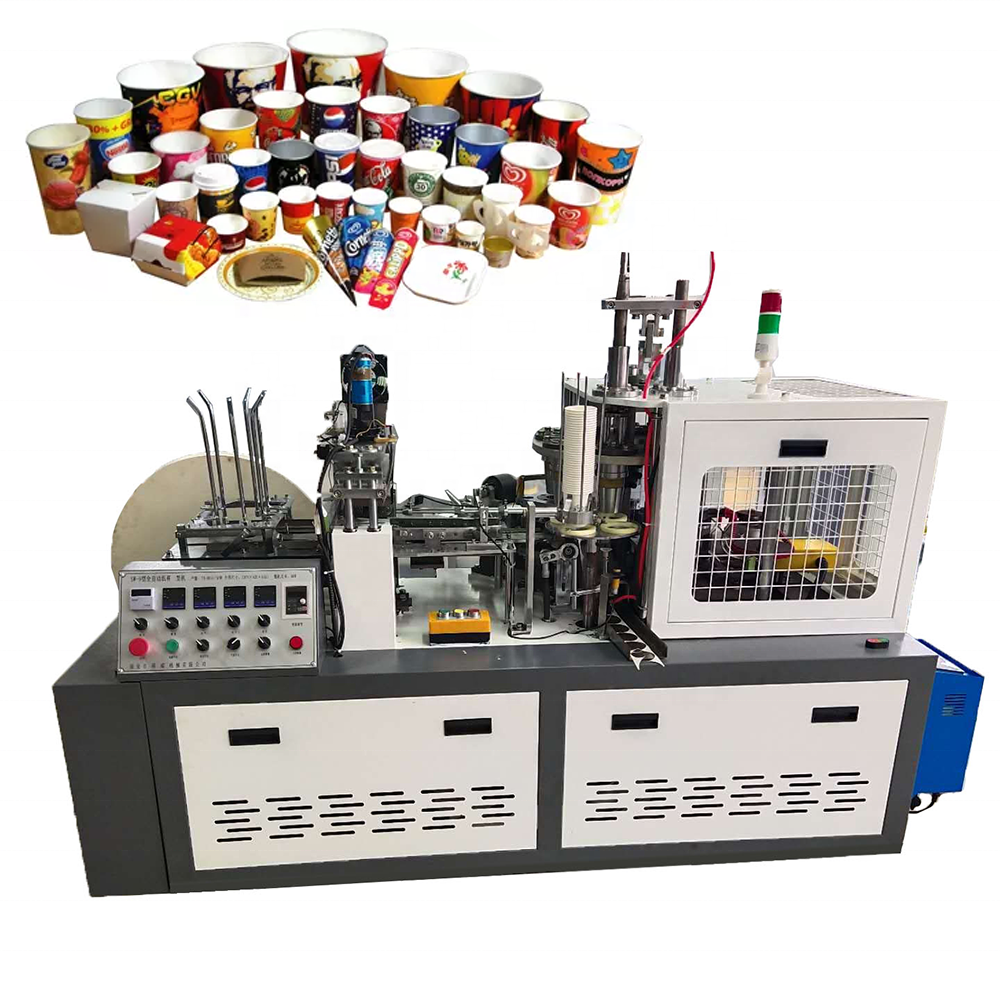 Hot selling Forming Fully Automatic Disposable Paper Cup Machine  Forming Paper Plate Coffee Tea Paper Cup Making Machine