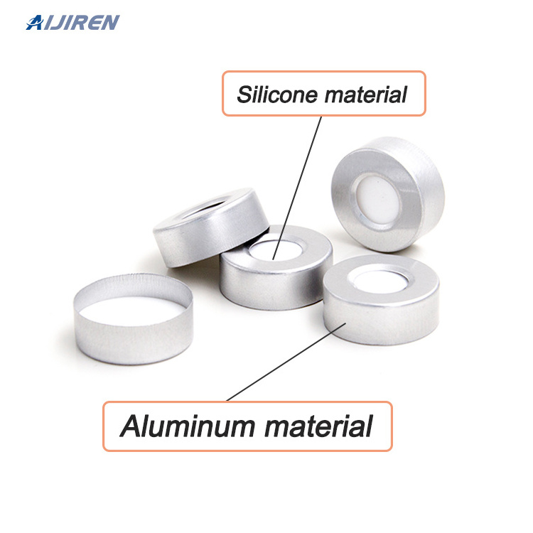 Aijiren 20mm Crimp Headspace Vial aluminum crimp closure Rubber PTFE silicone Septa for sale