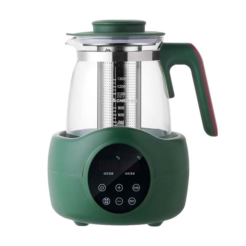 600W Hot Water Boiler 1.3L Fast-Boil Electric Kettle For Coffee Borosilicate Glass Electric Tea Kettle