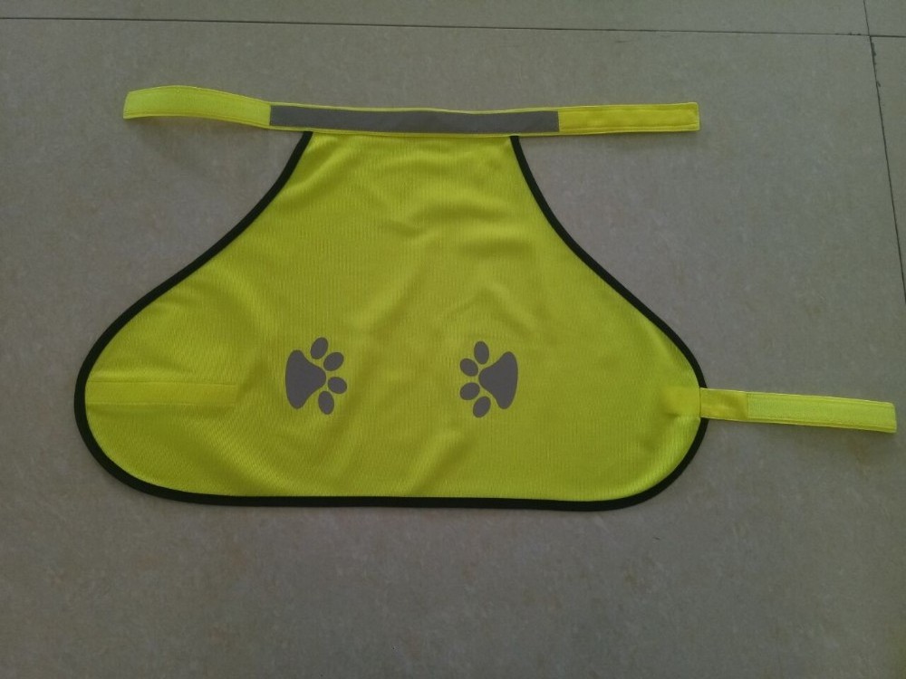 pet dog reflective vest hi-vis pet safety vest with printing China factory wholesale