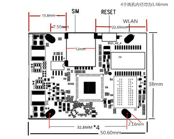 OEM/ODM Qualcomm 4g module routing module/European market Embedded IoT module Router wireless module