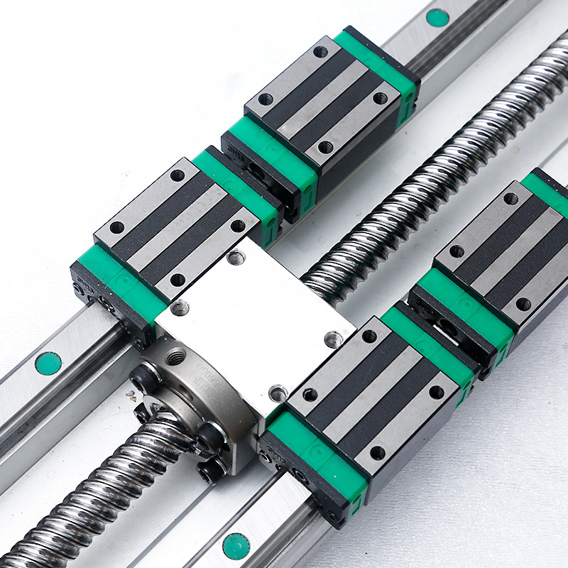 Linear motion stepper rail slide table module for single axis robots