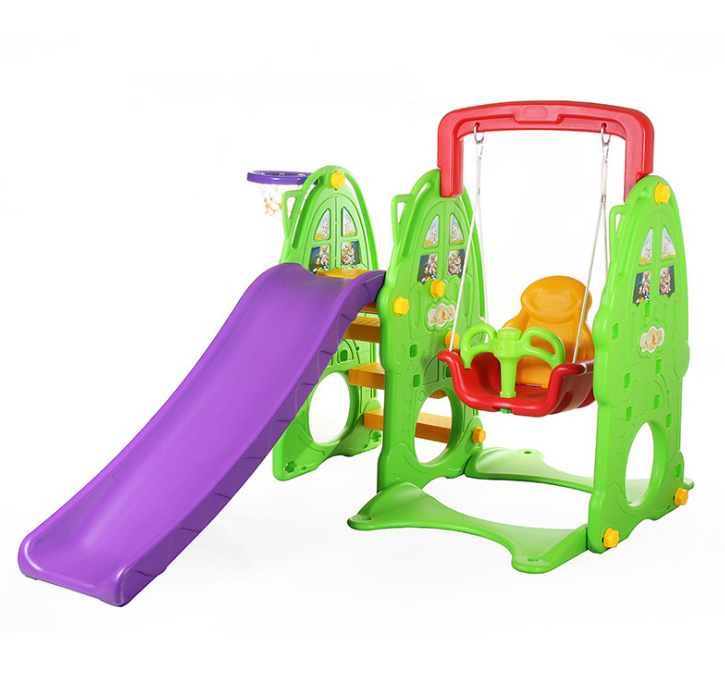 3 in 1 Mini Baby Toddler Kids Indoor Slide toy Plastic Swing Set for Children kids sliding toys