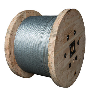 1*7 EHS Grade 1/4'' Galvanized Steel Cable Stay Wire Guy Wire ASTM A475 Steel Wire Strand