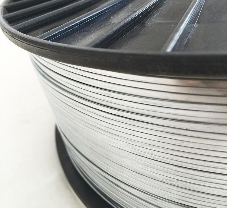 High tensile strength galvanized stainless steel wire/flat wire for carton box /book stitching wire