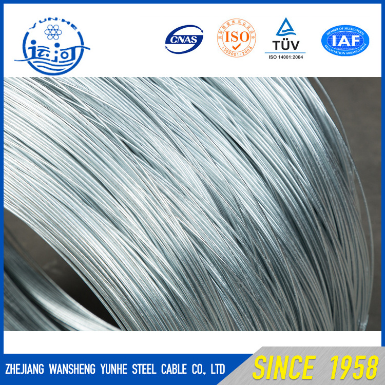 Hot dipped galvanized 0.8mm 0.9mm 1.25mm 1.60mm 2.0mm 2.5mm 3.15mm GI wire armouring wire