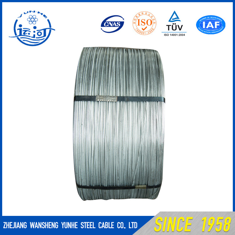 Hot dipped galvanized 0.8mm 0.9mm 1.25mm 1.60mm 2.0mm 2.5mm 3.15mm GI wire armouring wire